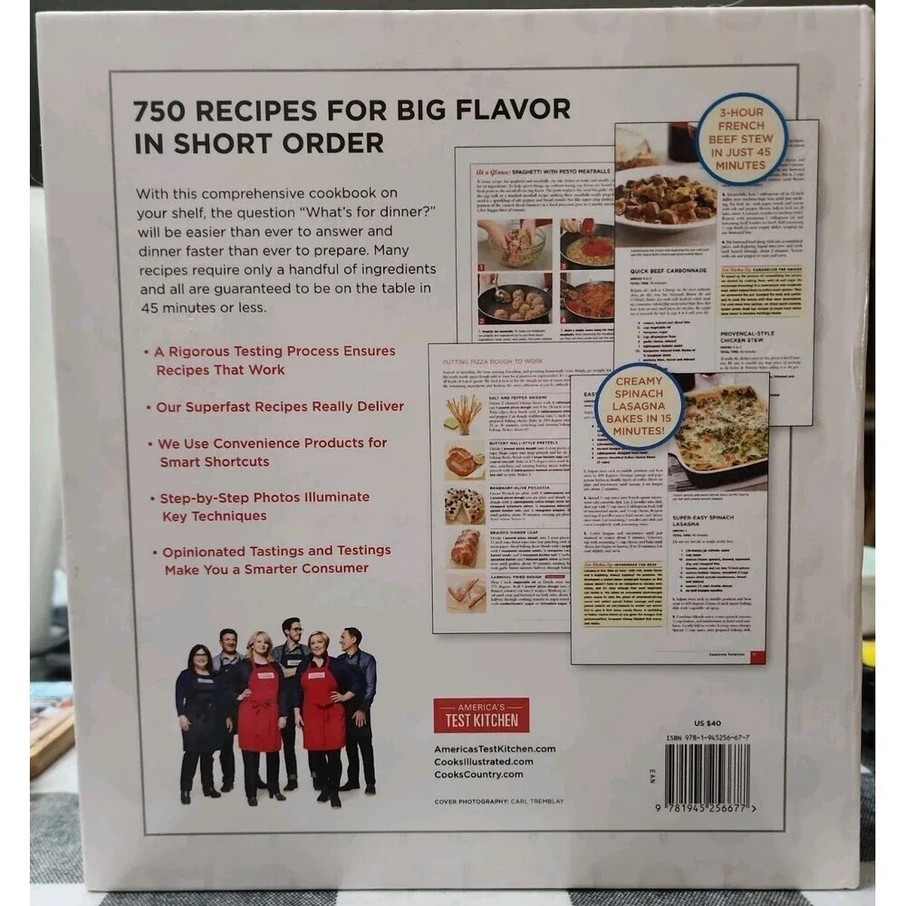 America's Test Kitchen Quick - Ring-bound, by America's Test Kitchen - Very Good